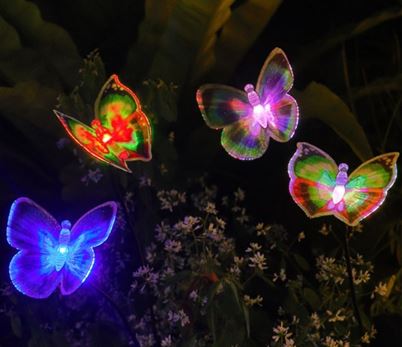 태양광 LED 나비